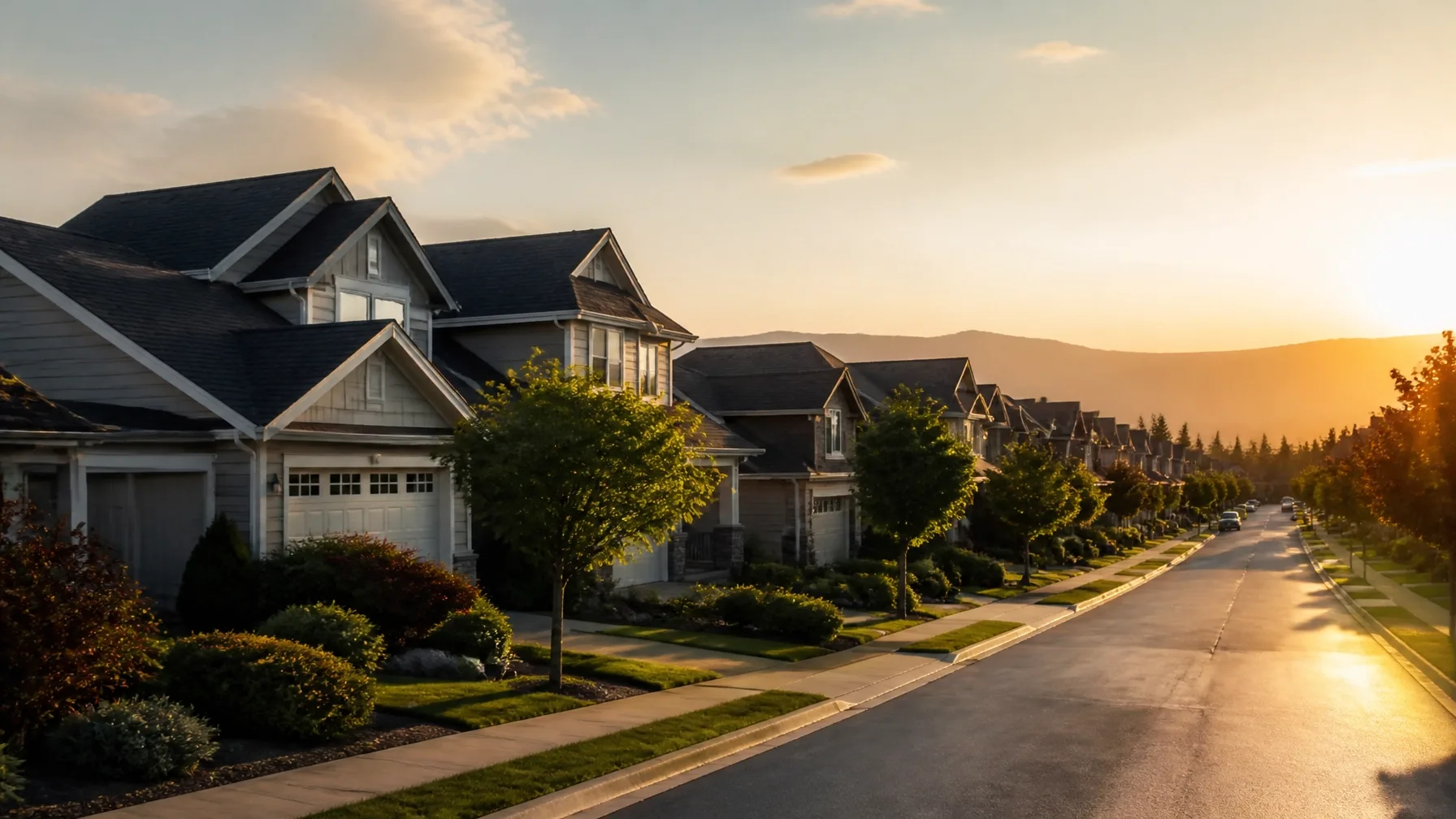 A well-kept neighborhood representing long-term real-estate stewardship